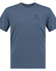Flag T-Shirt in Heather Blue - Guns and Golf