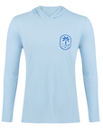 Sun Protection Hoodie in Blue - Guns and Golf