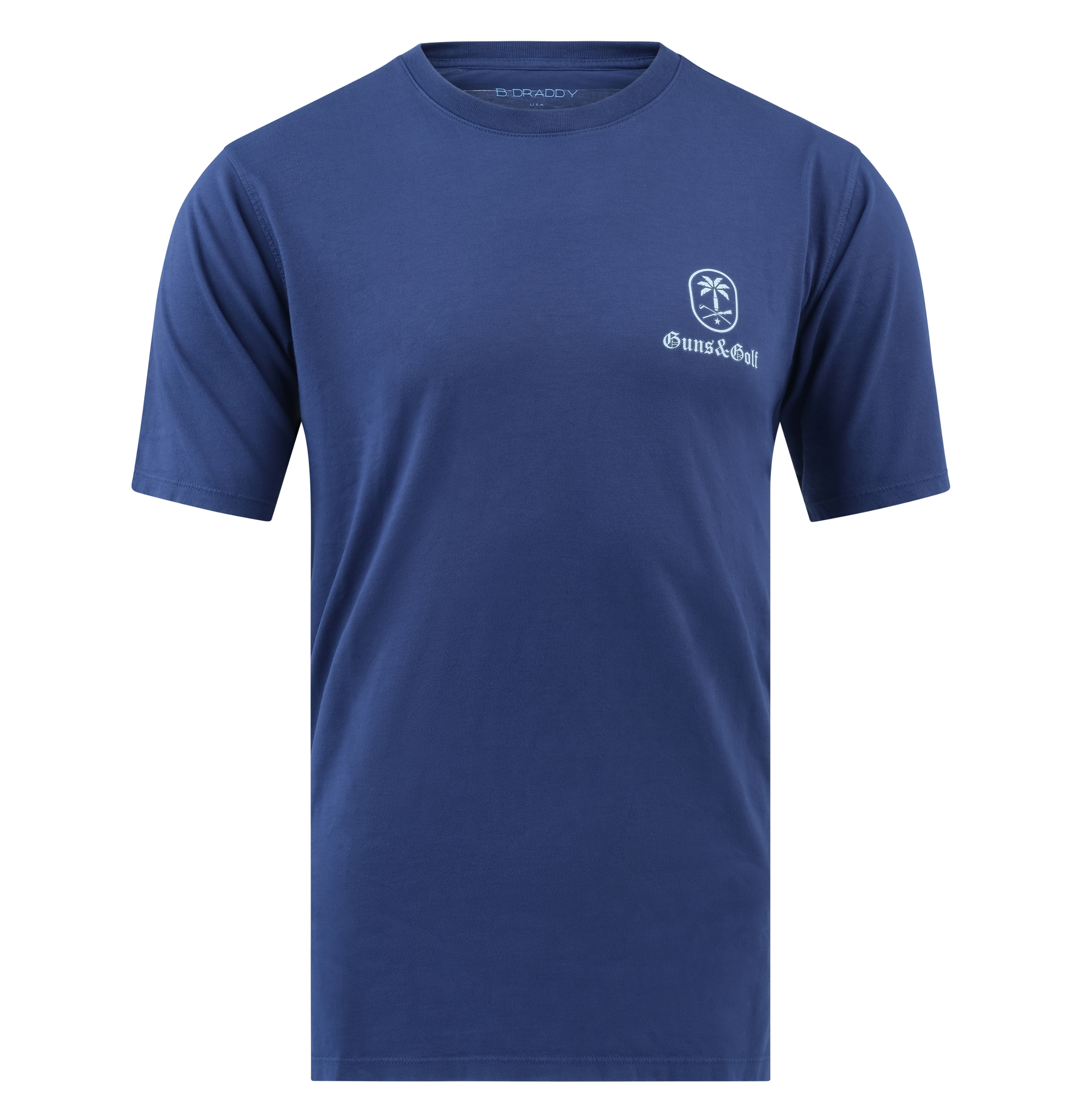 B. Draddy Dewey Tee in Blue - Guns and Golf