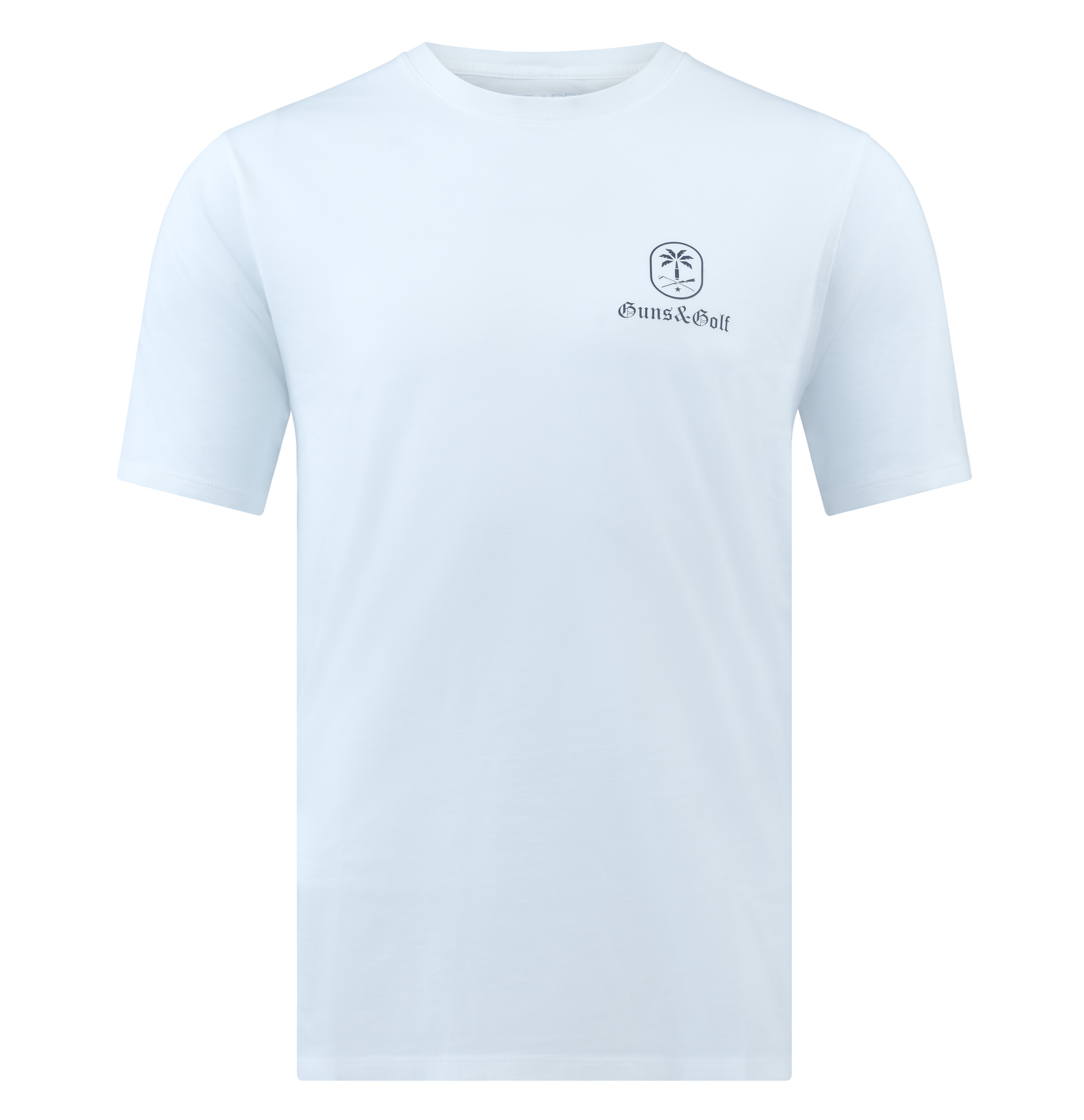 B. Draddy Dewey Tee in White - Guns and Golf