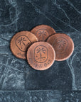 Ball Marker in Copper - Guns and Golf