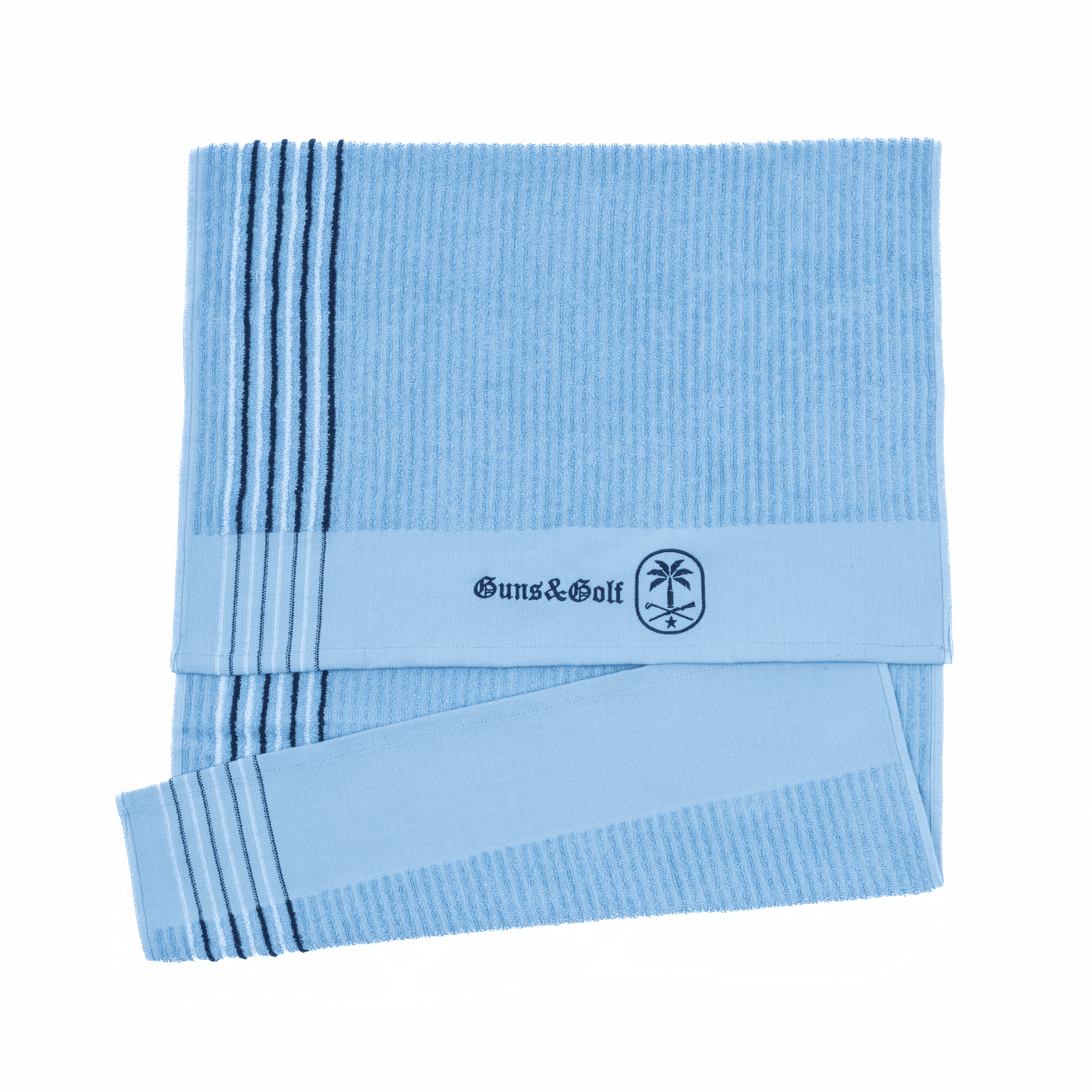 Caddy Towel in Light Blue - Guns and Golf