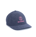 Fitted Hat in Heather Blue - Guns and Golf