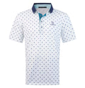 Greyson Performance Polo in White - Guns and Golf