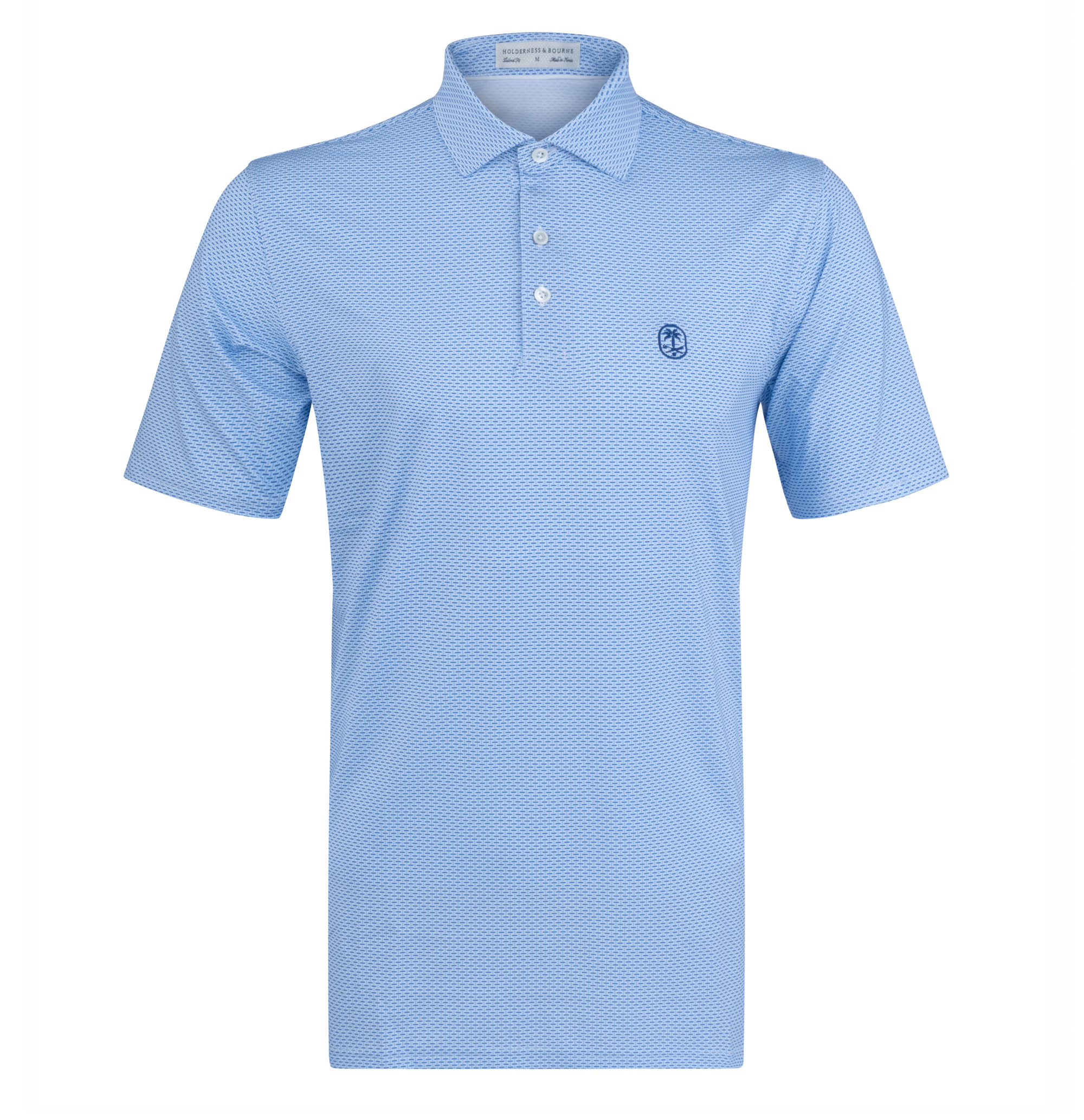 Holderness & Bourne Performance Polo in Blue - Guns and Golf