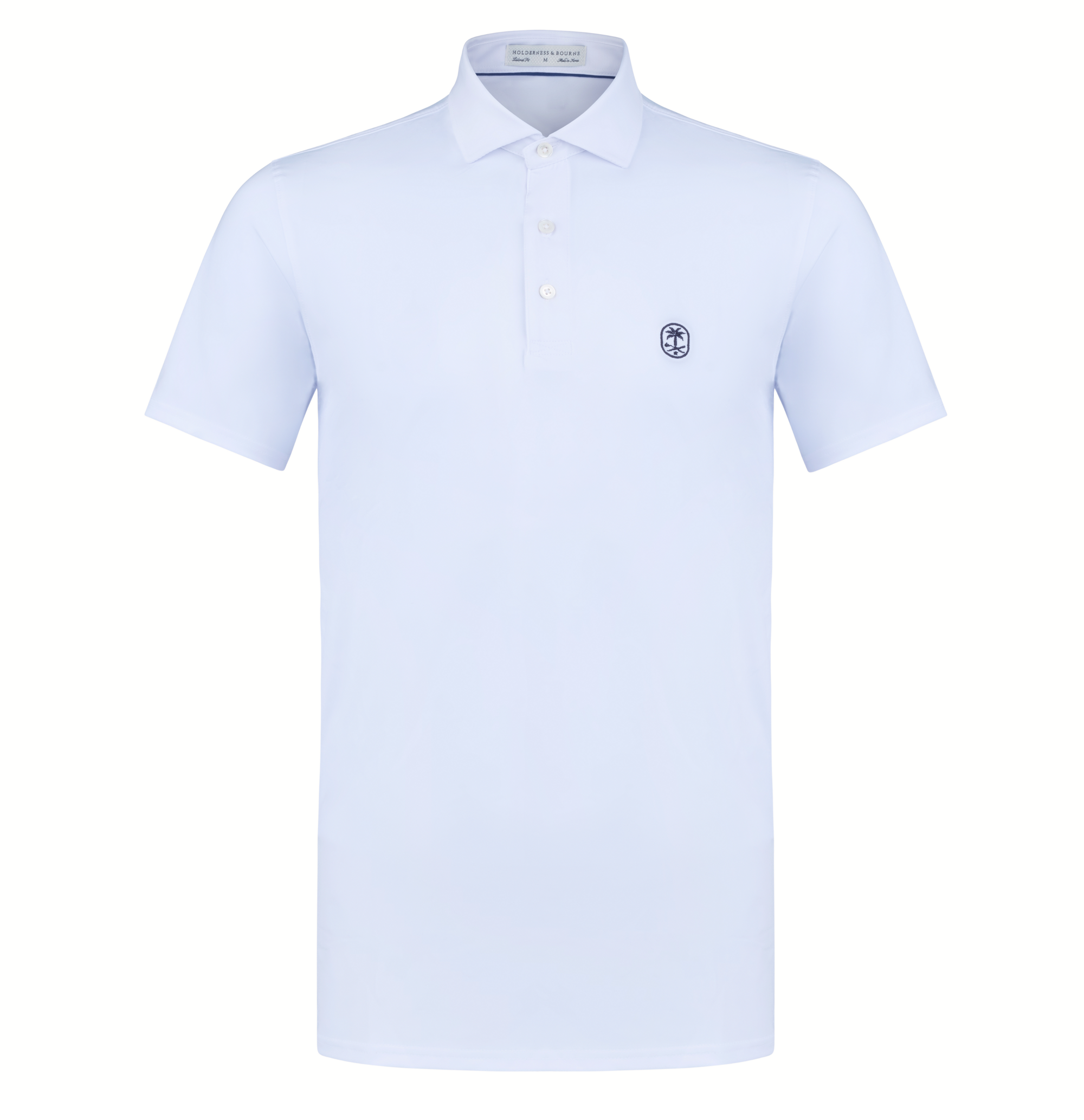 Holderness & Bourne Performance Polo in White - Guns and Golf