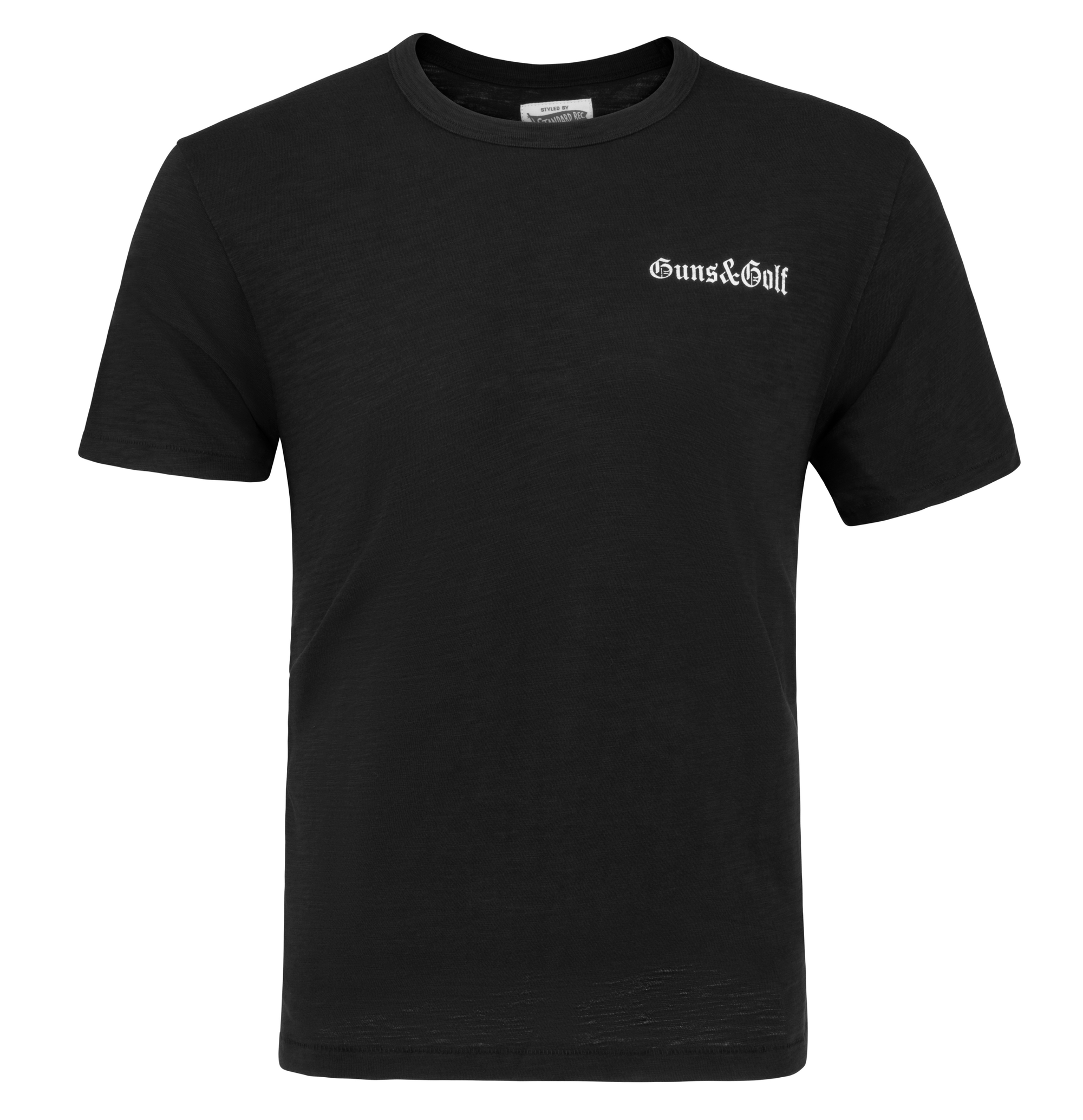 Icon T-Shirt in Black - Guns and Golf