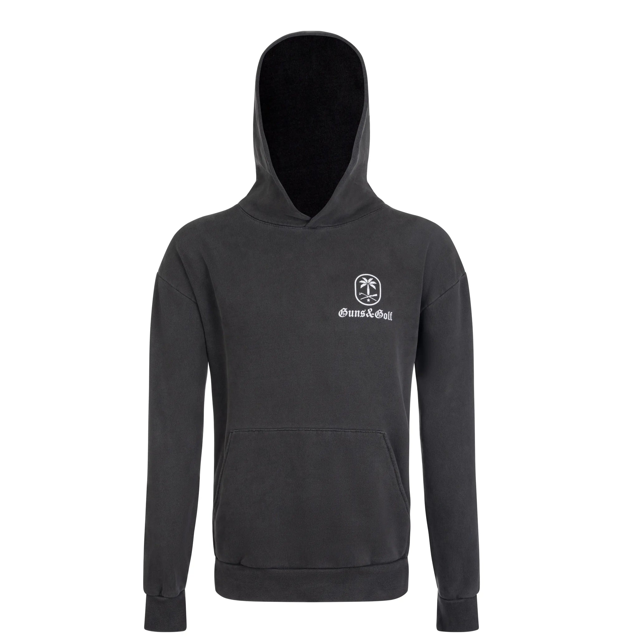 Icon Hoodie in Black - Guns and Golf